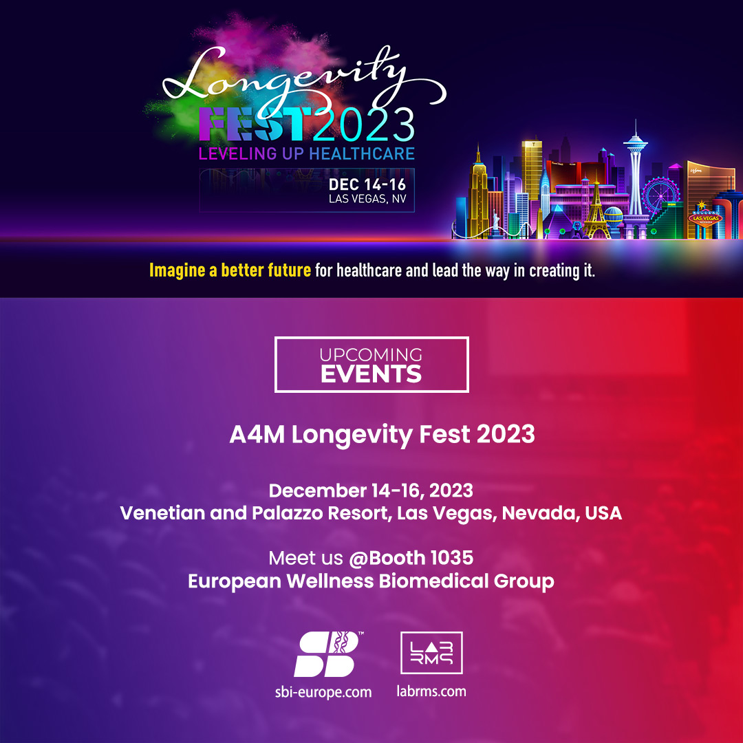 LAB RMS will be at A4M Longevity Fest 2023! LABRMS